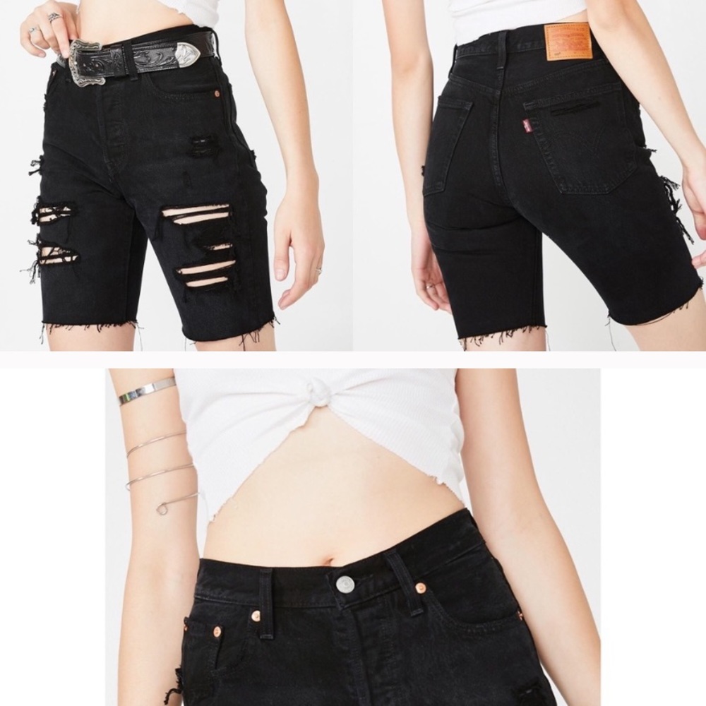 New Levi’s 501 High Rise Slouch Shorts